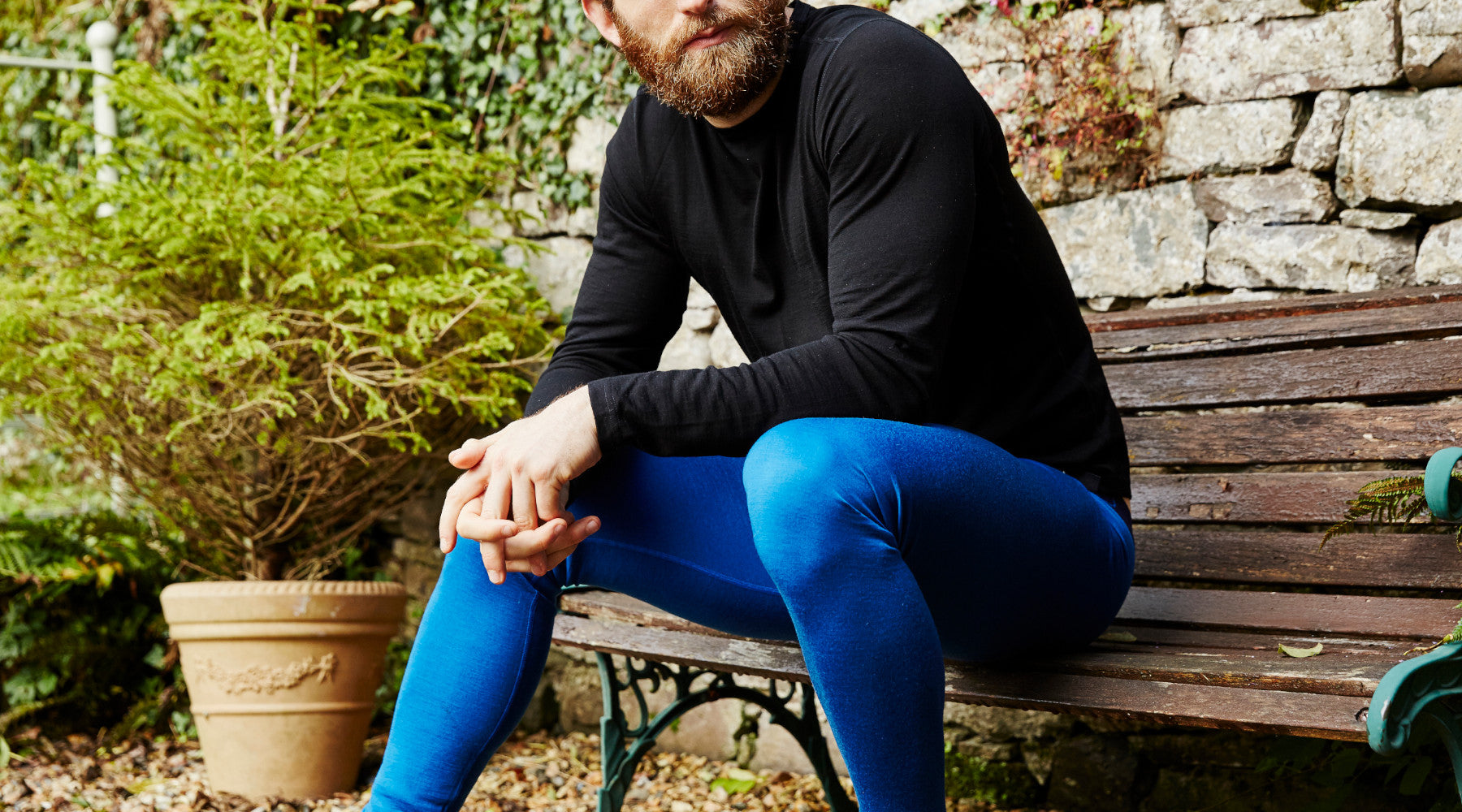 Isobaa Merino Mens 200 Tights and 180 Long Sleeve Crew Top