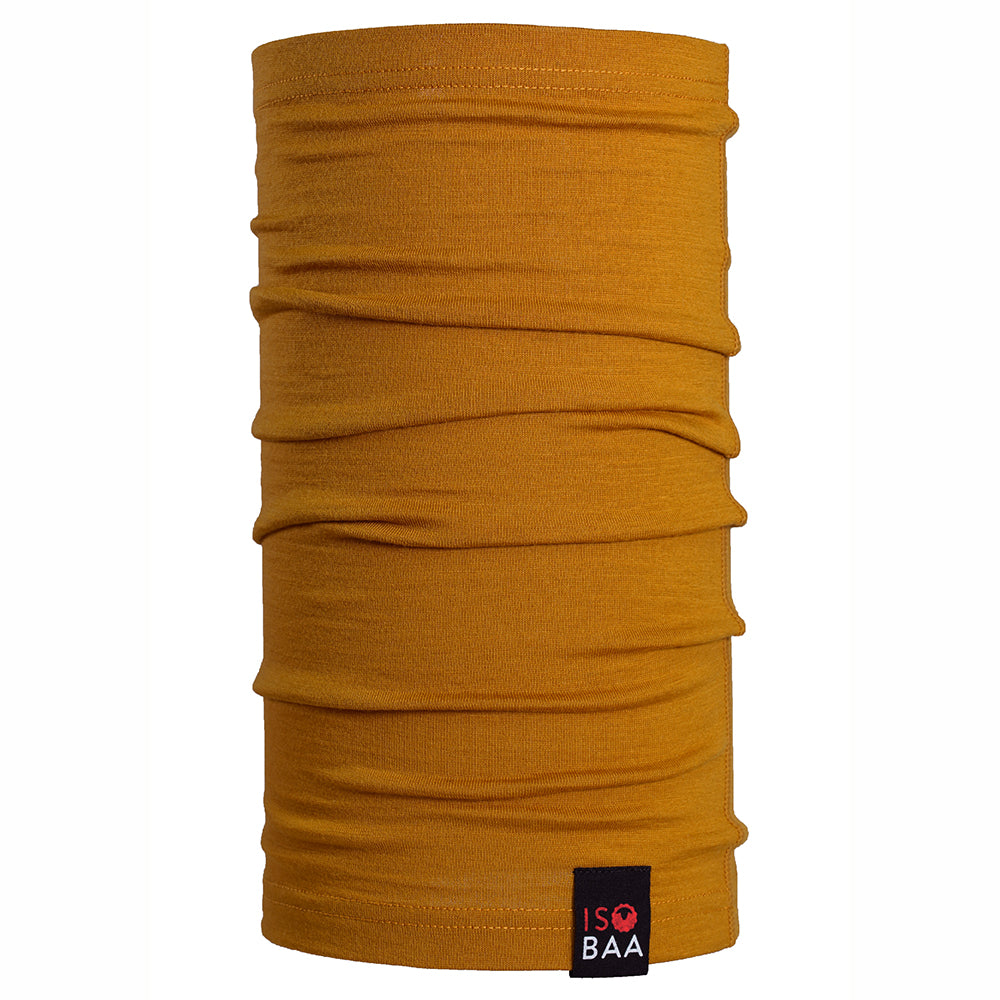 Isobaa Merino 180 Neck Warmer (Mustard)