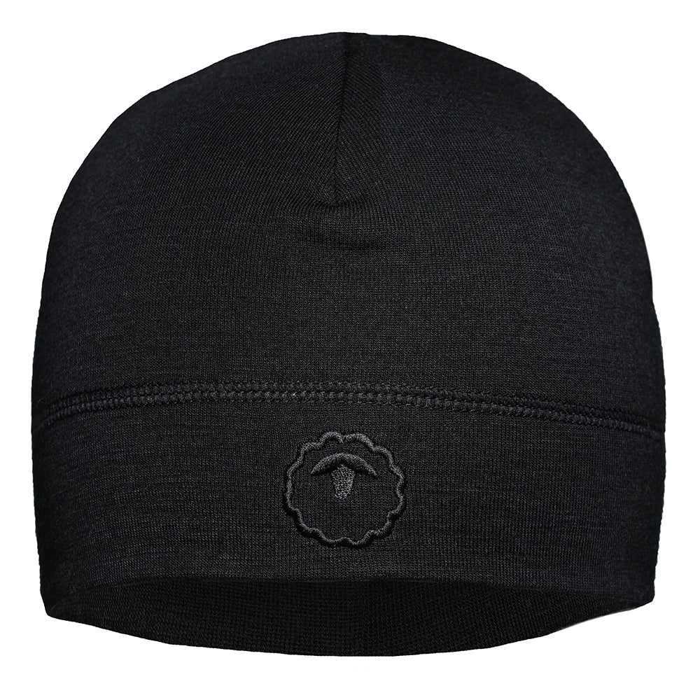 Isobaa Merino Blend 200 Sports Beanie (Black)