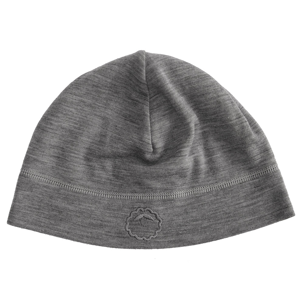 Isobaa Merino Blend 200 Sports Beanie (Charcoal Melange)