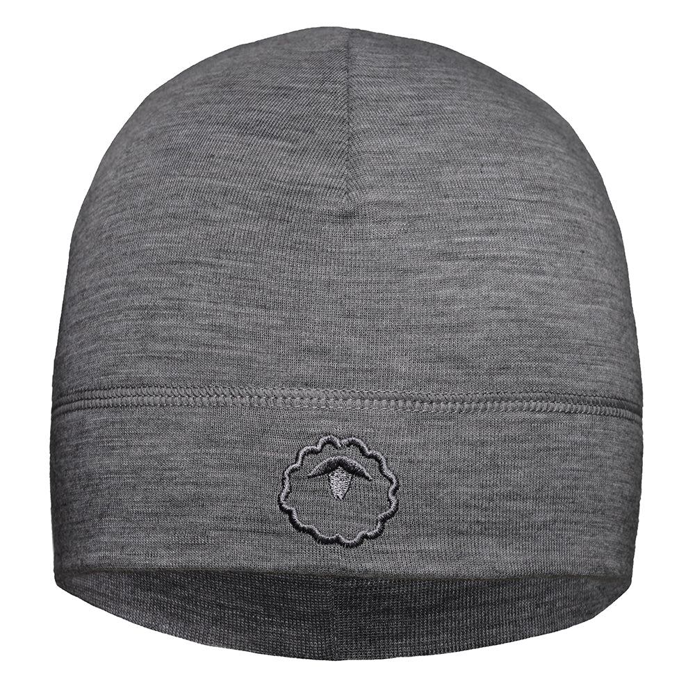 Isobaa Merino Blend 200 Sports Beanie (Charcoal Melange)