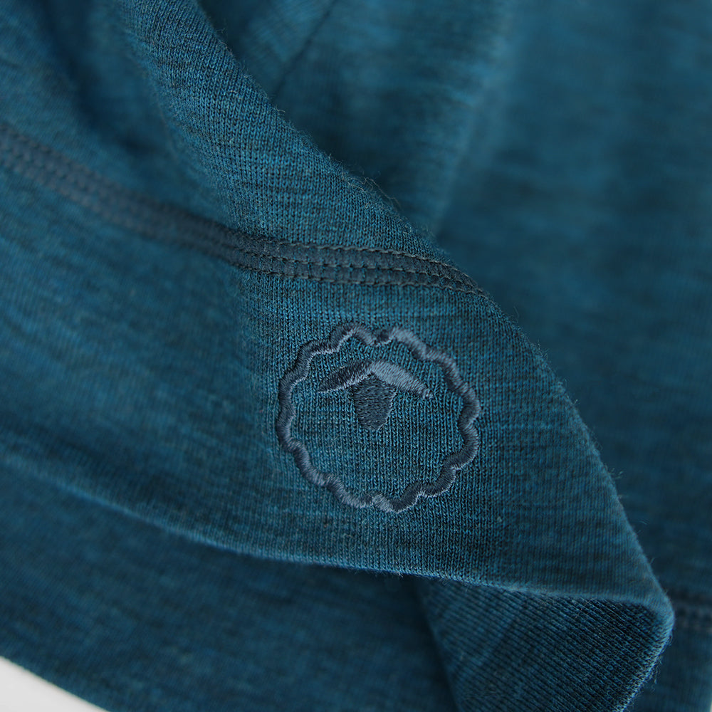 Isobaa Merino Blend 200 Sports Beanie (Petrol)