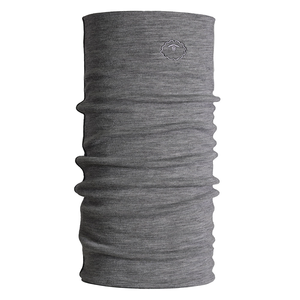 Isobaa Merino Blend 200 Sports Neck Warmer (Charcoal Melange)