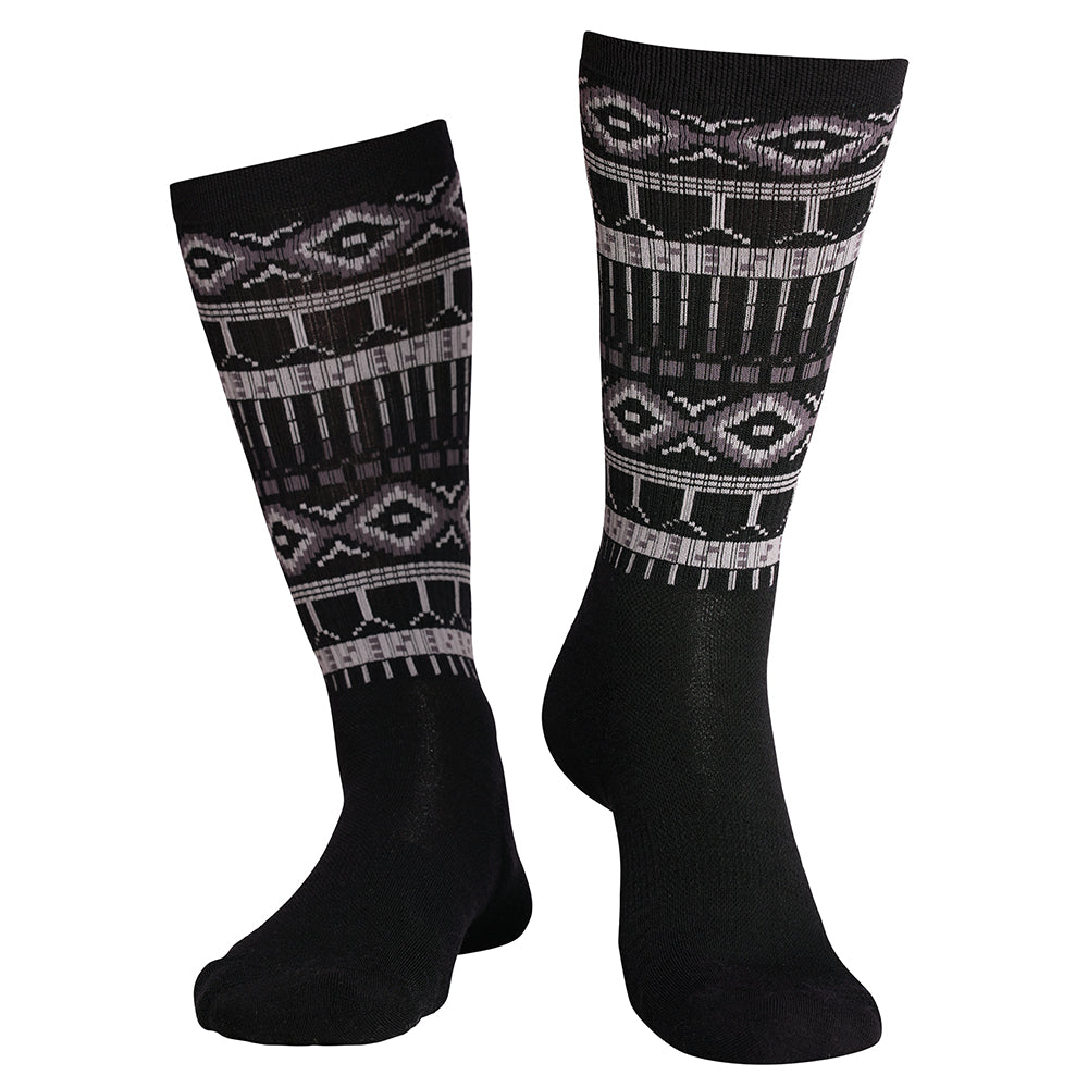 Isobaa Merino Blend Fairisle Hiking Socks (3 Pack - Multi)