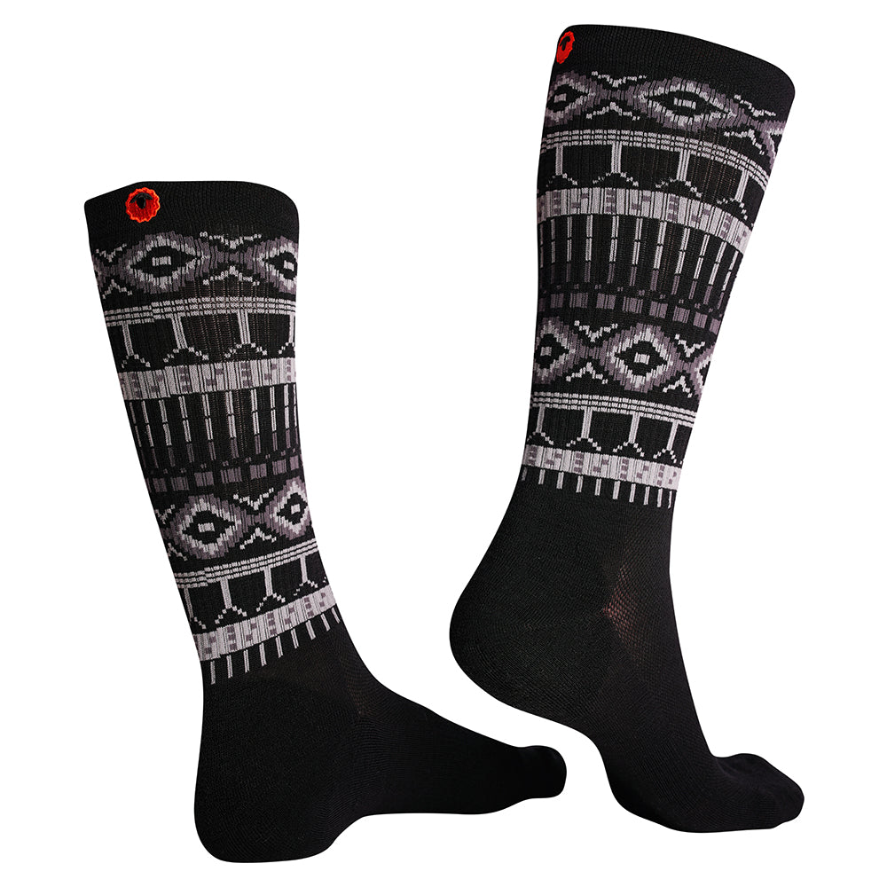 Isobaa Merino Blend Fairisle Hiking Socks (3 Pack - Multi)