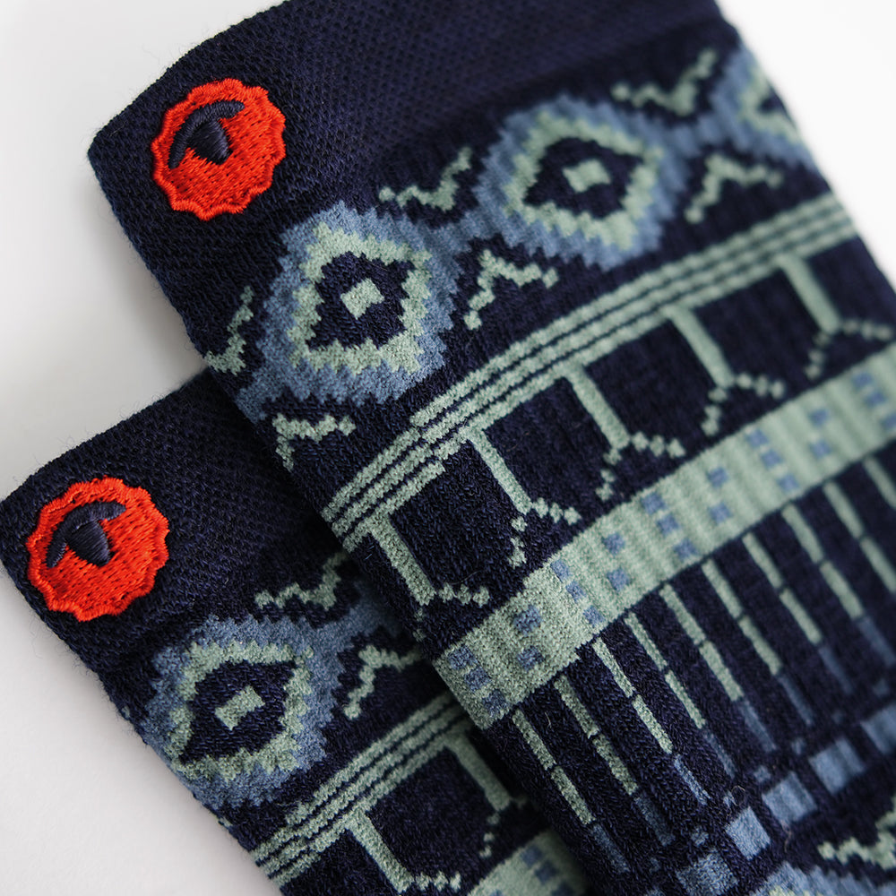 Isobaa Merino Blend Fairisle Hiking Socks (3 Pack - Multi)