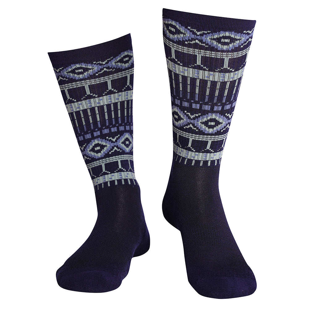 Isobaa Merino Blend Fairisle Hiking Socks (3 Pack - Multi)