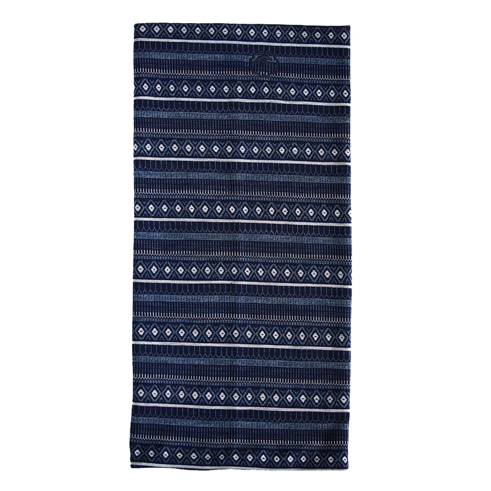 Isobaa Merino Blend 250 Fairisle Jacquard Neck Warmer (Navy/Denim/Cloud)