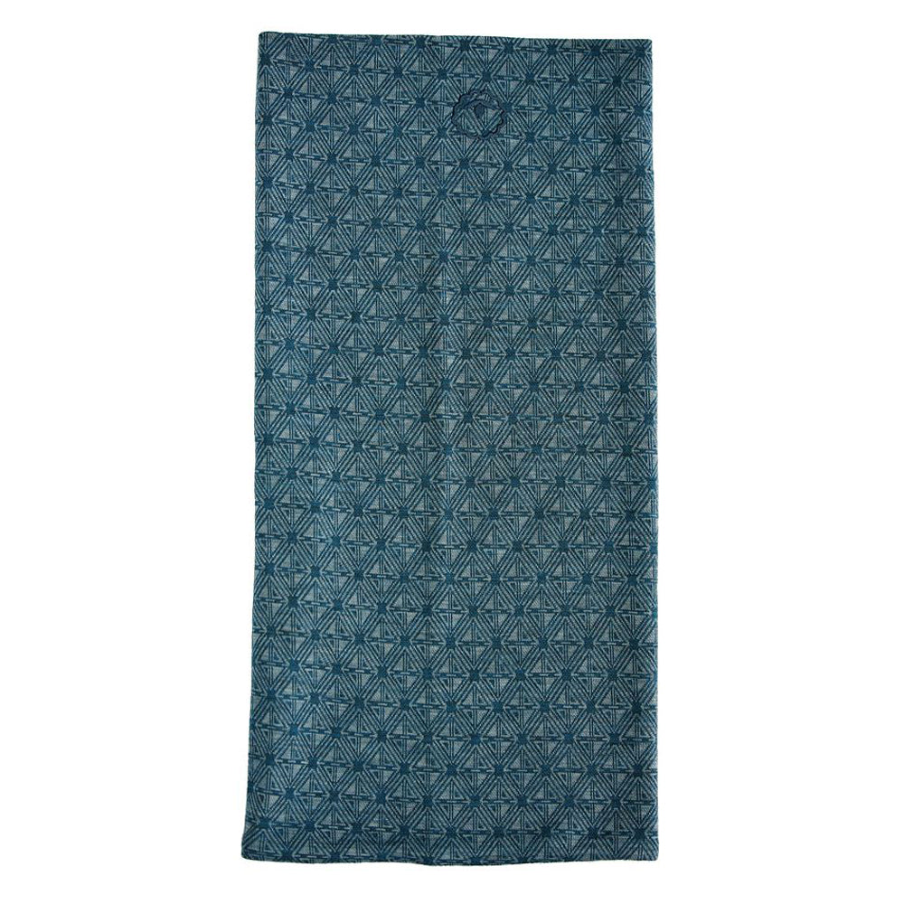 Isobaa Merino Blend 250 Geometric Jacquard Neck Warmer (Petrol/Ocean)