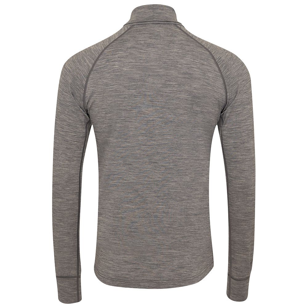 Isobaa | Mens 160 Merino Active Roll Neck (Charcoal Melange) | Embrace the chill in style with our Men's 160 Merino Active Roll Neck, crafted from 160g 18.5 micron superfine merino wool
