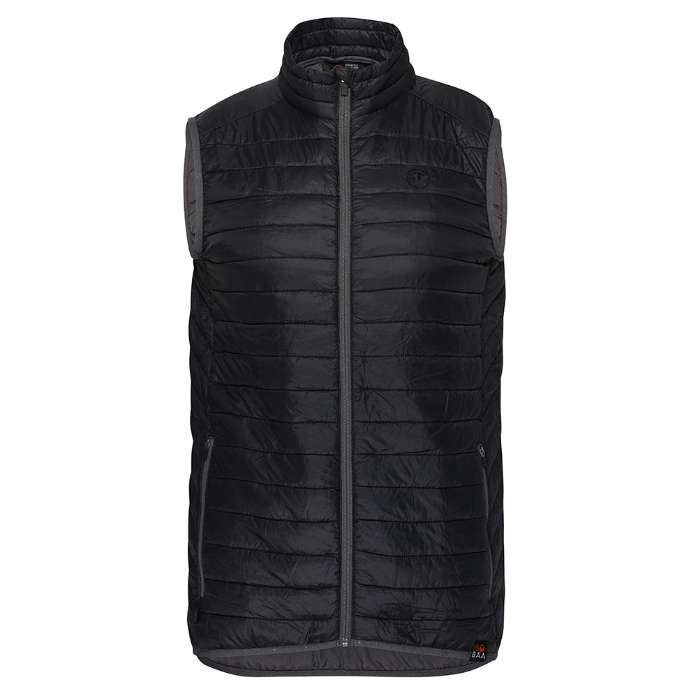 Isobaa Mens Merino Wool Insulated Gilet (Black/Smoke)