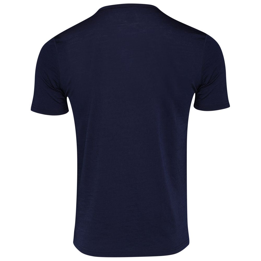 Isobaa | Mens Merino 150 Odd One Out Tee (Navy/Sky) | Gear up for everyday adventures, big and small, with Isobaa's superfine Merino Tee.