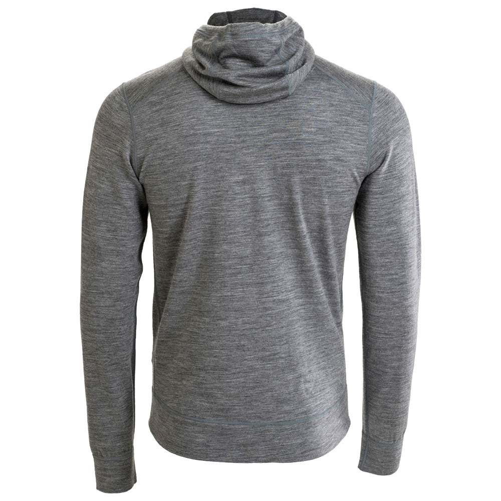 Isobaa | Mens Merino 260 Casual Hoodie (Charcoal) | The best in warmth and versatility: Isobaa 260gm midweight Merino wool hoodie.