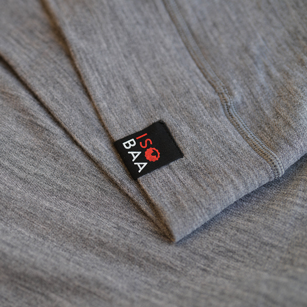 Isobaa | Mens Merino 260 Casual Hoodie (Charcoal) | The best in warmth and versatility: Isobaa 260gm midweight Merino wool hoodie.