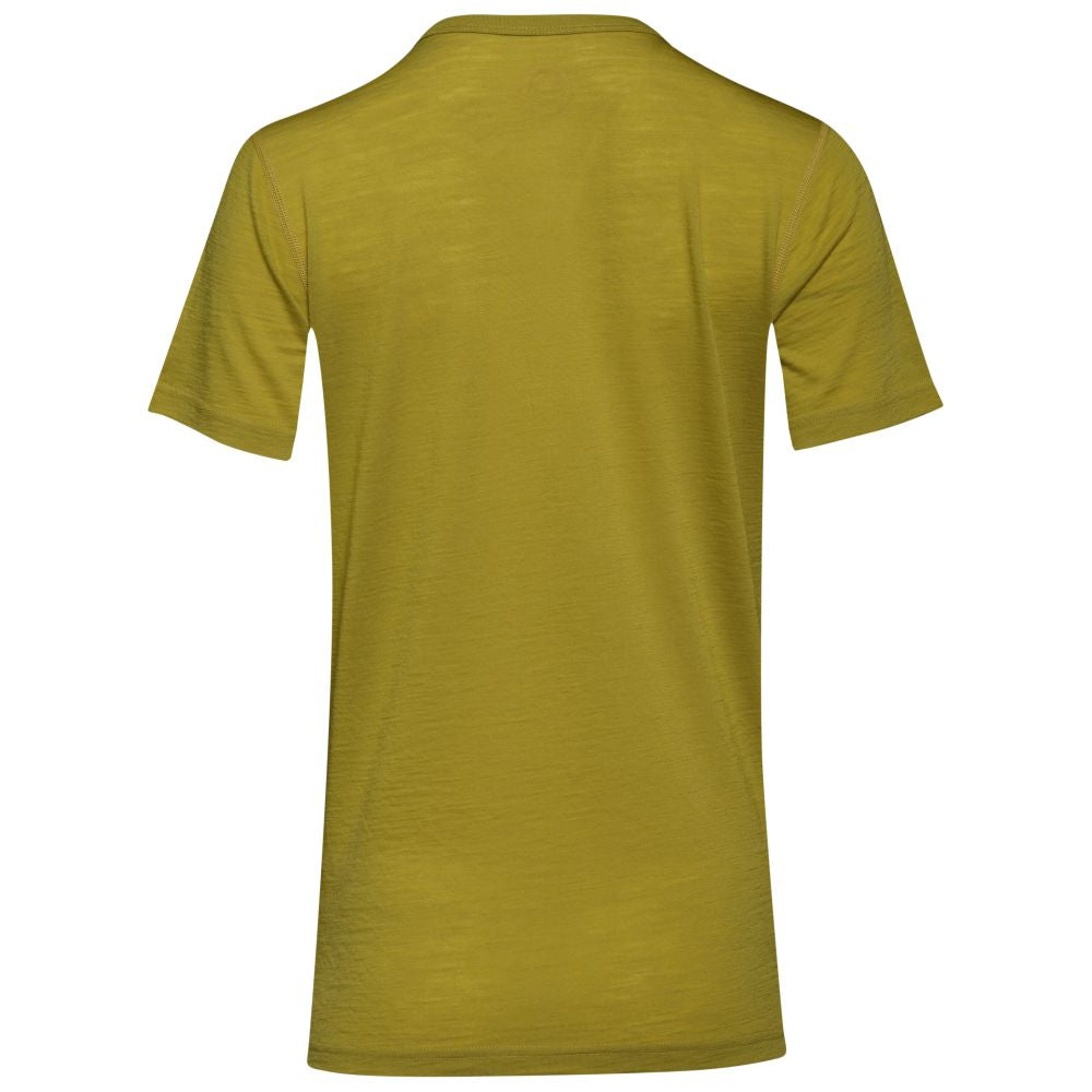 Isobaa | Womens Merino 150 Odd One Out Tee (Lime/Smoke) | Gear up for everyday adventures, big and small, with Isobaa's superfine Merino Tee.