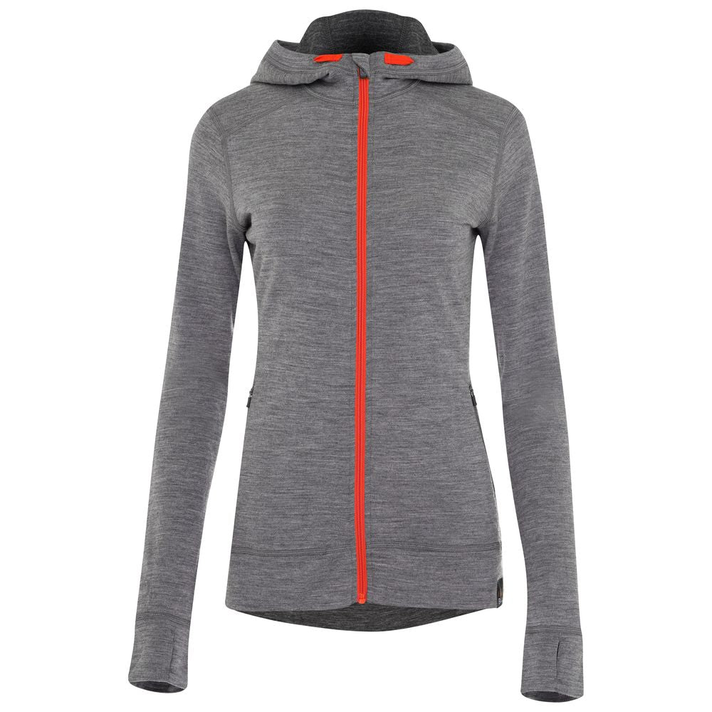 Isobaa | Womens Merino 260 Casual Hoodie (Charcoal) | The best in warmth and versatility: Isobaa 260gm midweight Merino wool hoodie.