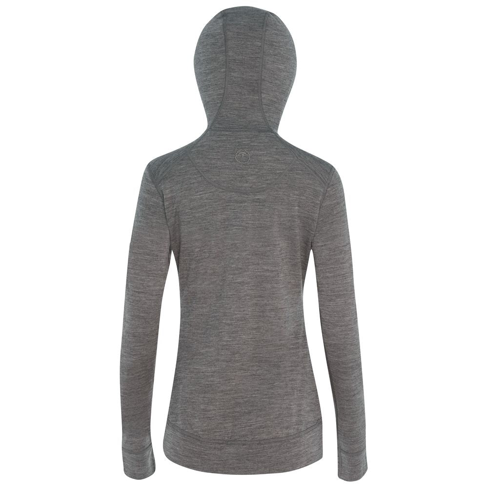 Isobaa | Womens Merino 260 Casual Hoodie (Charcoal) | The best in warmth and versatility: Isobaa 260gm midweight Merino wool hoodie.