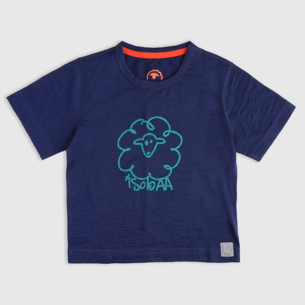 Kids Merino 150 Wool Explorer SS Tee (Navy)