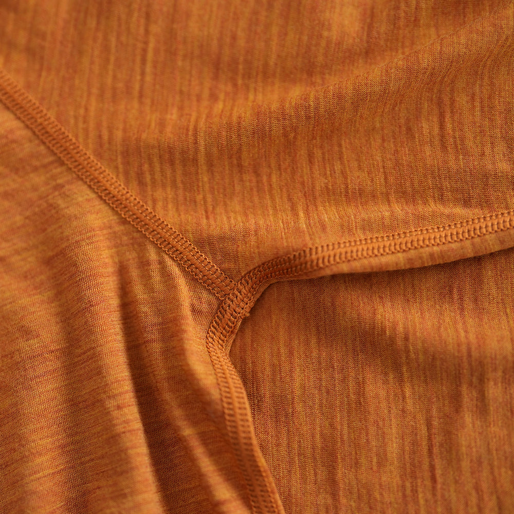 Mens 120 Ultrafine LS Crew (Spice)