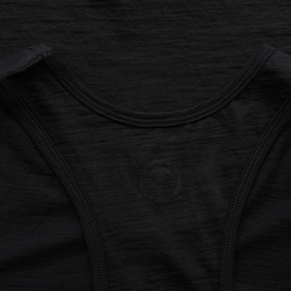 Mens 120 Ultrafine Racer Vest (Black)
