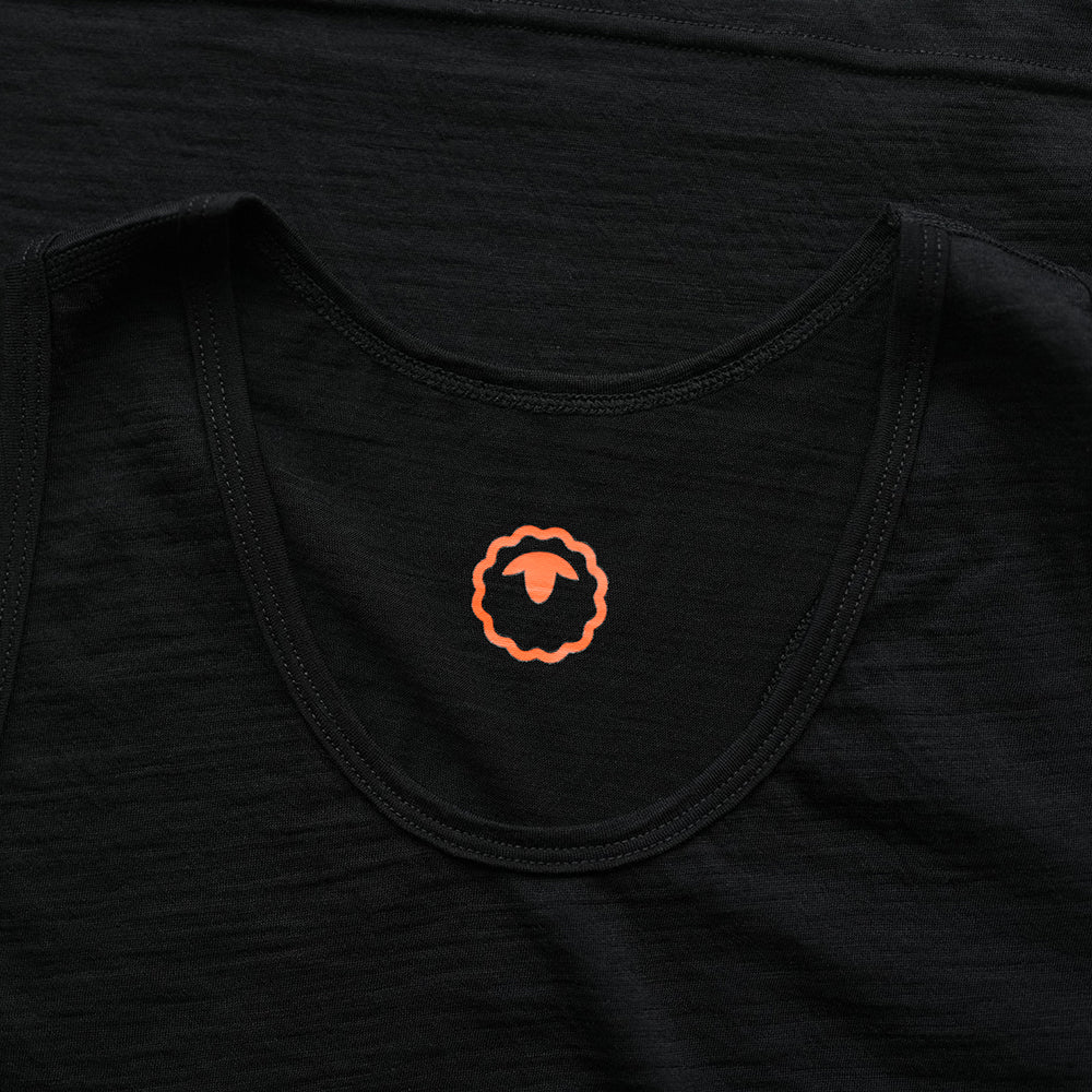 Mens 120 Ultrafine Racer Vest (Black)