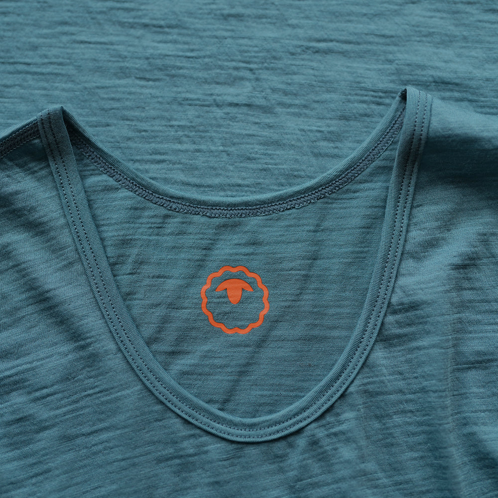 Mens 120 Ultrafine Racer Vest (Lagoon)