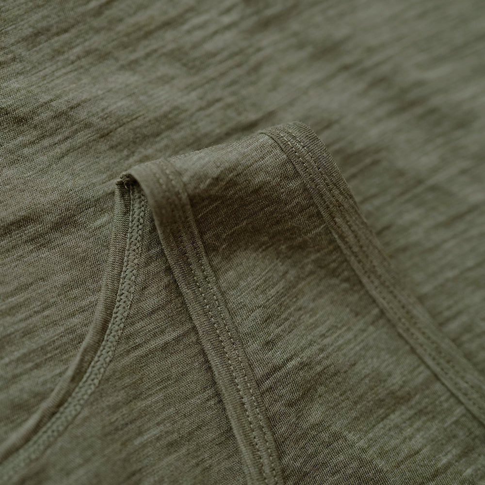 Mens 120 Ultrafine Racer Vest (Olive)
