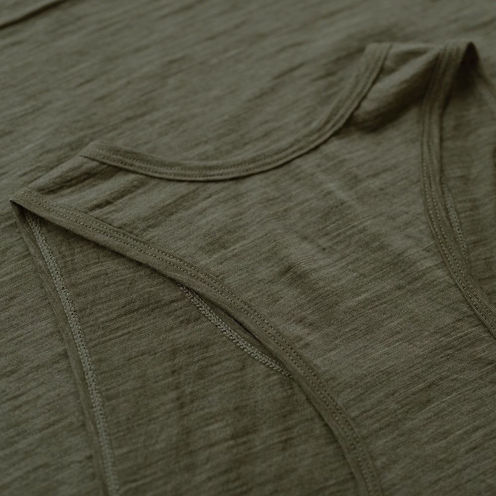 Mens 120 Ultrafine Racer Vest (Olive)