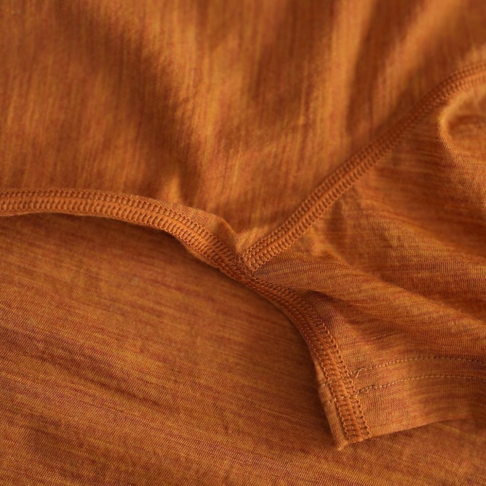 Mens 120 Ultrafine SS Crew (Spice)