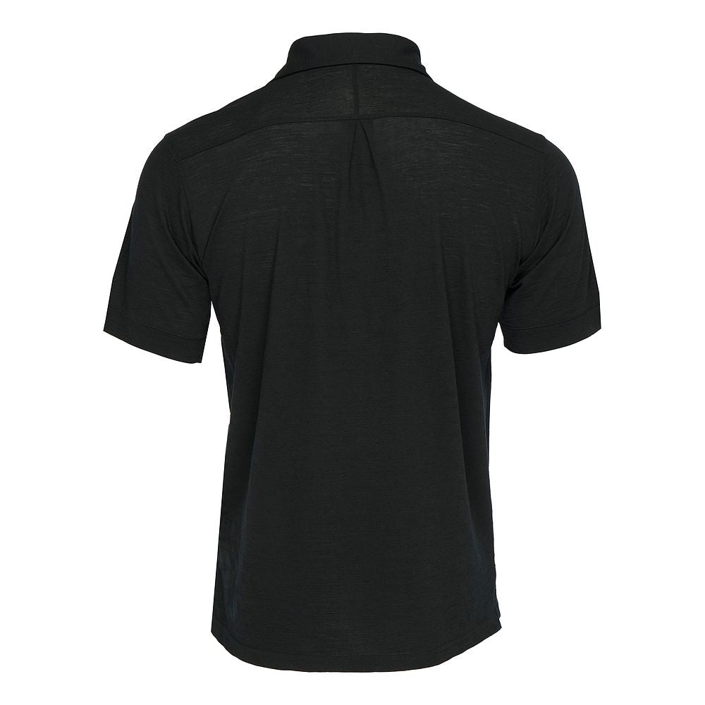 Mens 120 Ultrafine SS Shirt (Black)