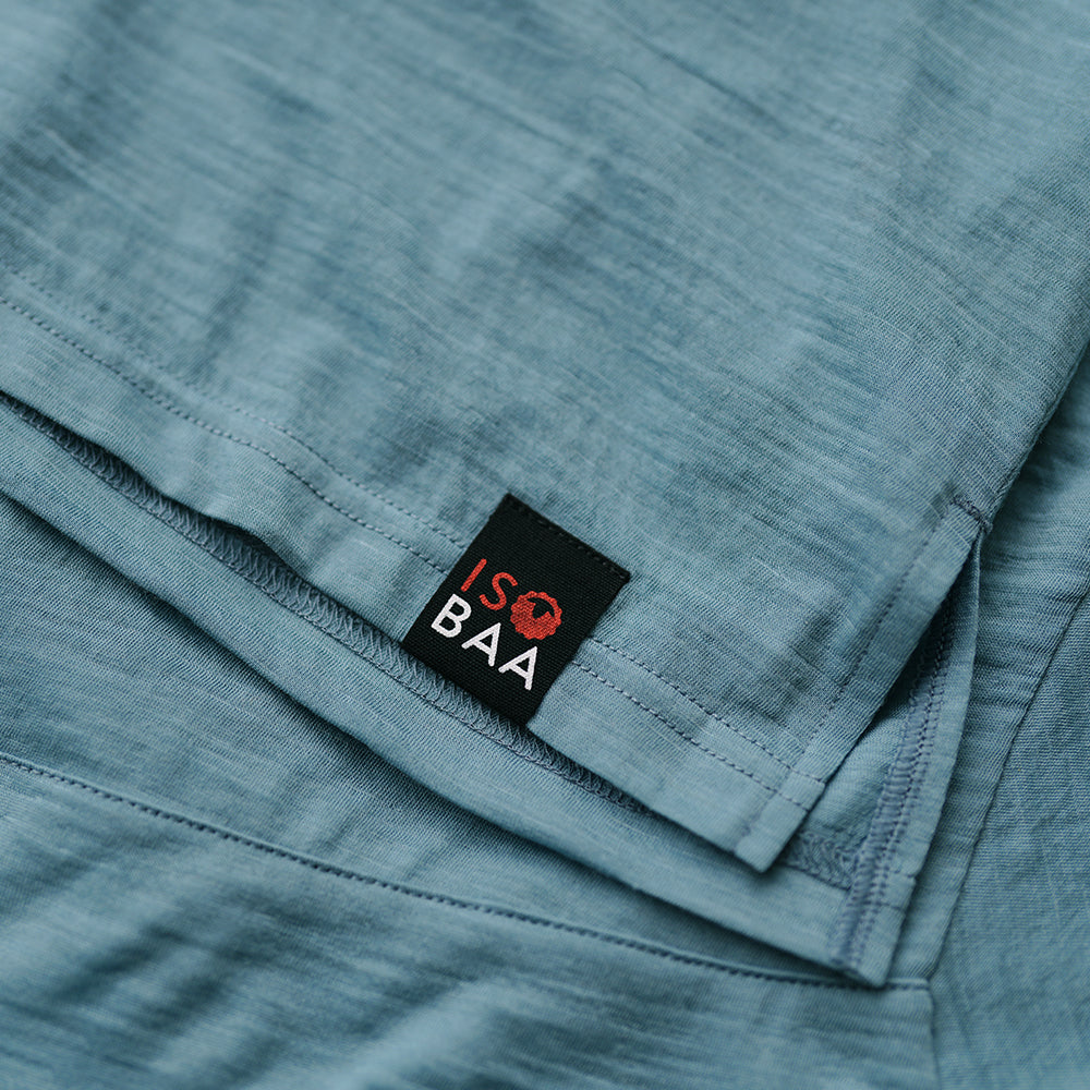 Mens 120 Ultrafine SS Shirt (Lagoon)