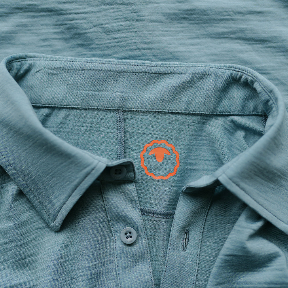 Mens 120 Ultrafine SS Shirt (Lagoon)