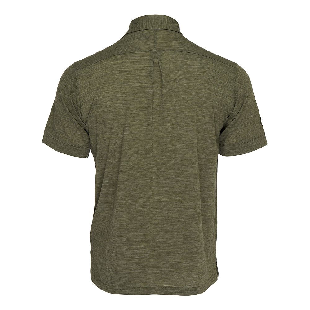 Mens 120 Ultrafine SS Shirt (Olive)