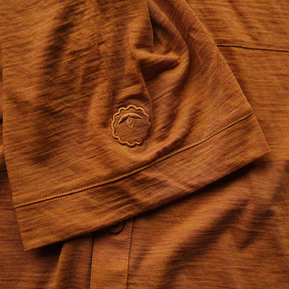 Mens 120 Ultrafine SS Shirt (Spice)
