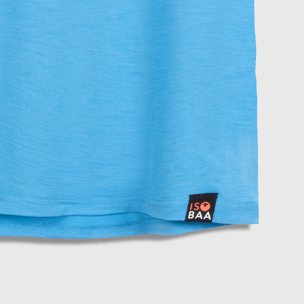 Mens Merino 150 Short Sleeve Crew (Malibu)