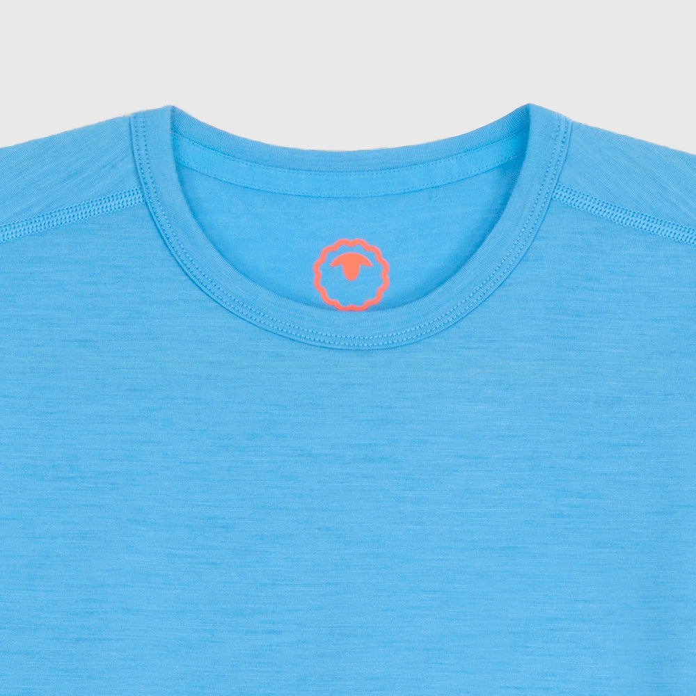 Mens Merino 150 Short Sleeve Crew (Malibu)