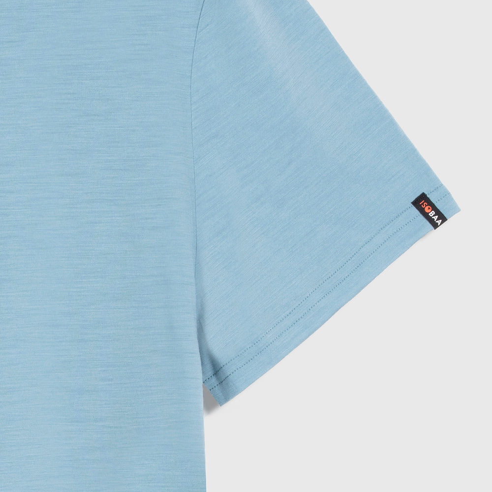 Mens Merino 150 Short Sleeve Relaxed Crew (Lagoon)