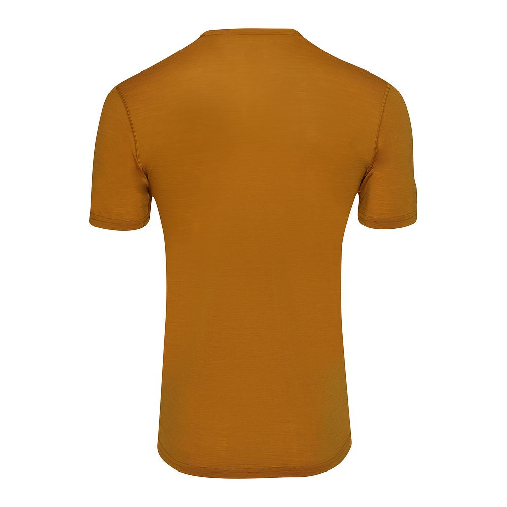 Mens Merino 150 Short Sleeve Crew (Mustard)