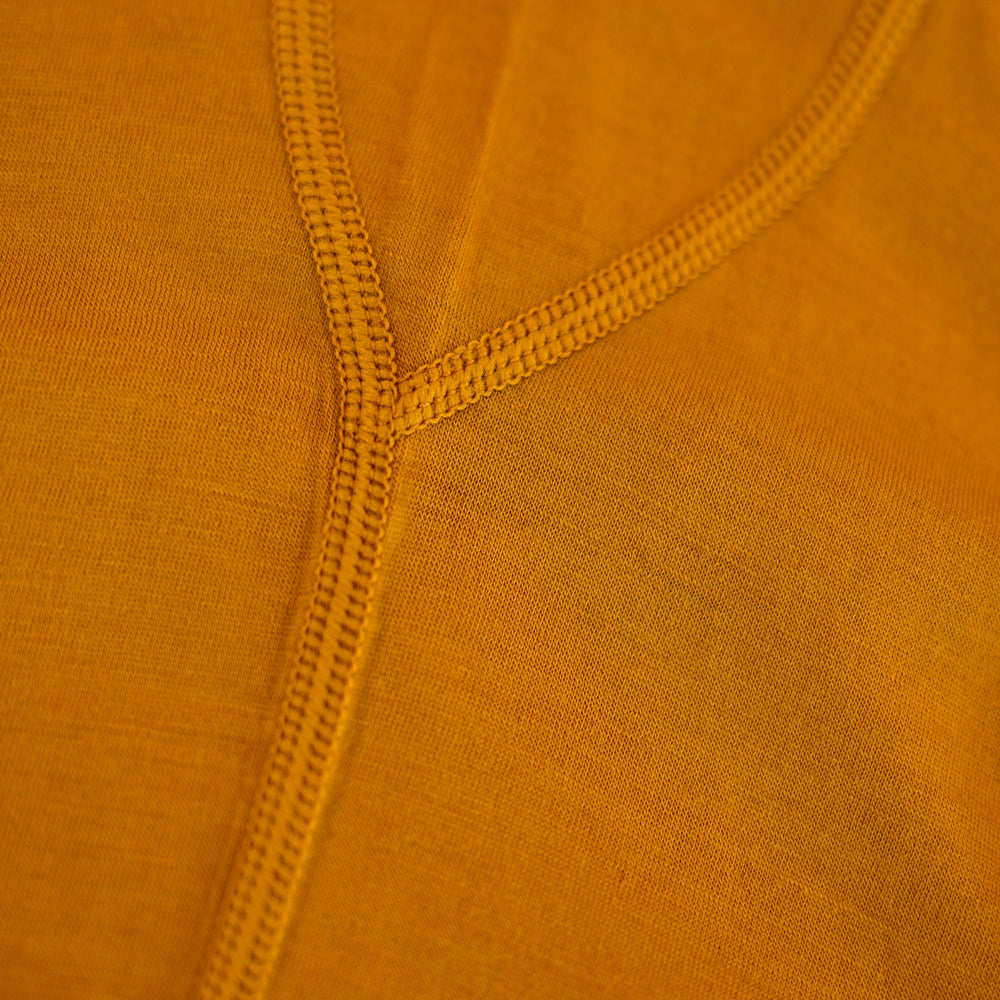 Mens Merino 150 Short Sleeve Crew (Mustard)
