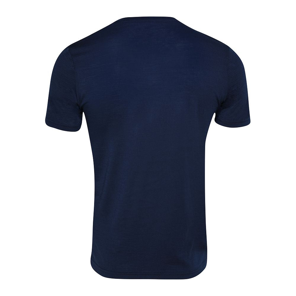 Isobaa Mens Merino 150 Sunset T-Shirt (Navy/White)