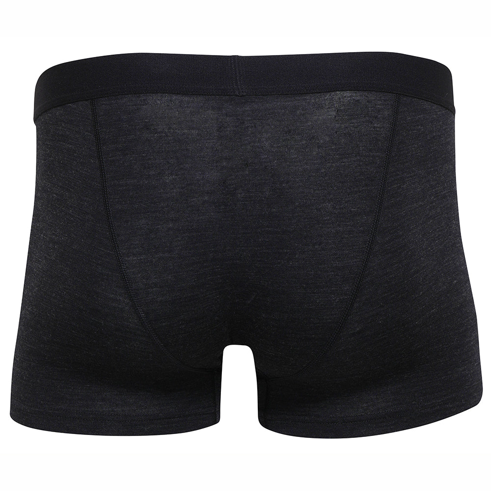 Mens Merino Blend 160 Fly Trunks (Black Melange)