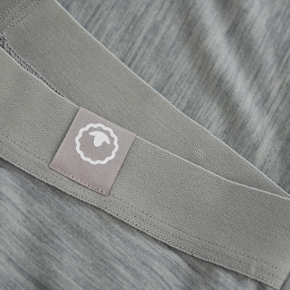 Mens Merino Blend 160 Fly Trunks (Cloud Melange)