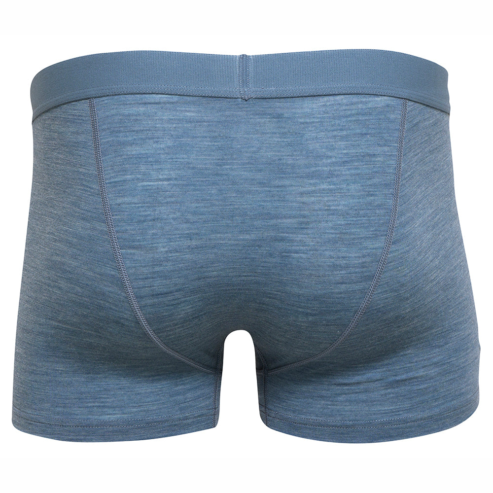 Mens Merino Blend 160 Fly Trunks (Ocean Melange)