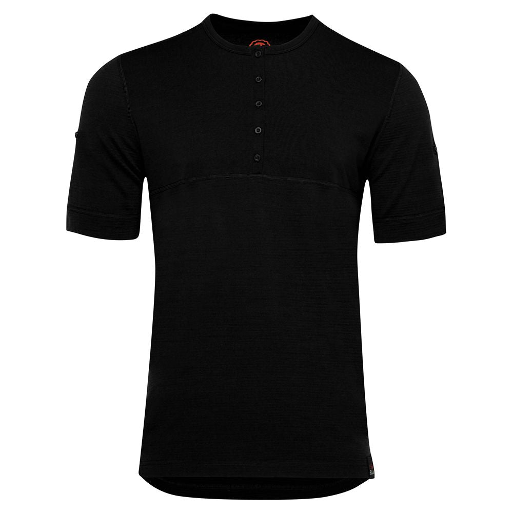 Mens 180 SS Hiking Top (Black)