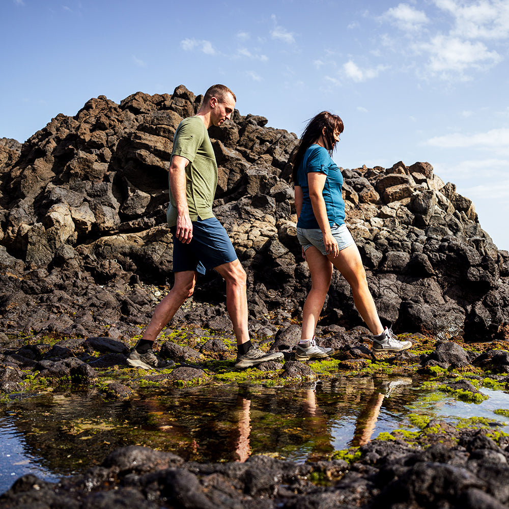 Mens 180 SS Hiking Top (Olive) | Model: Barnaby