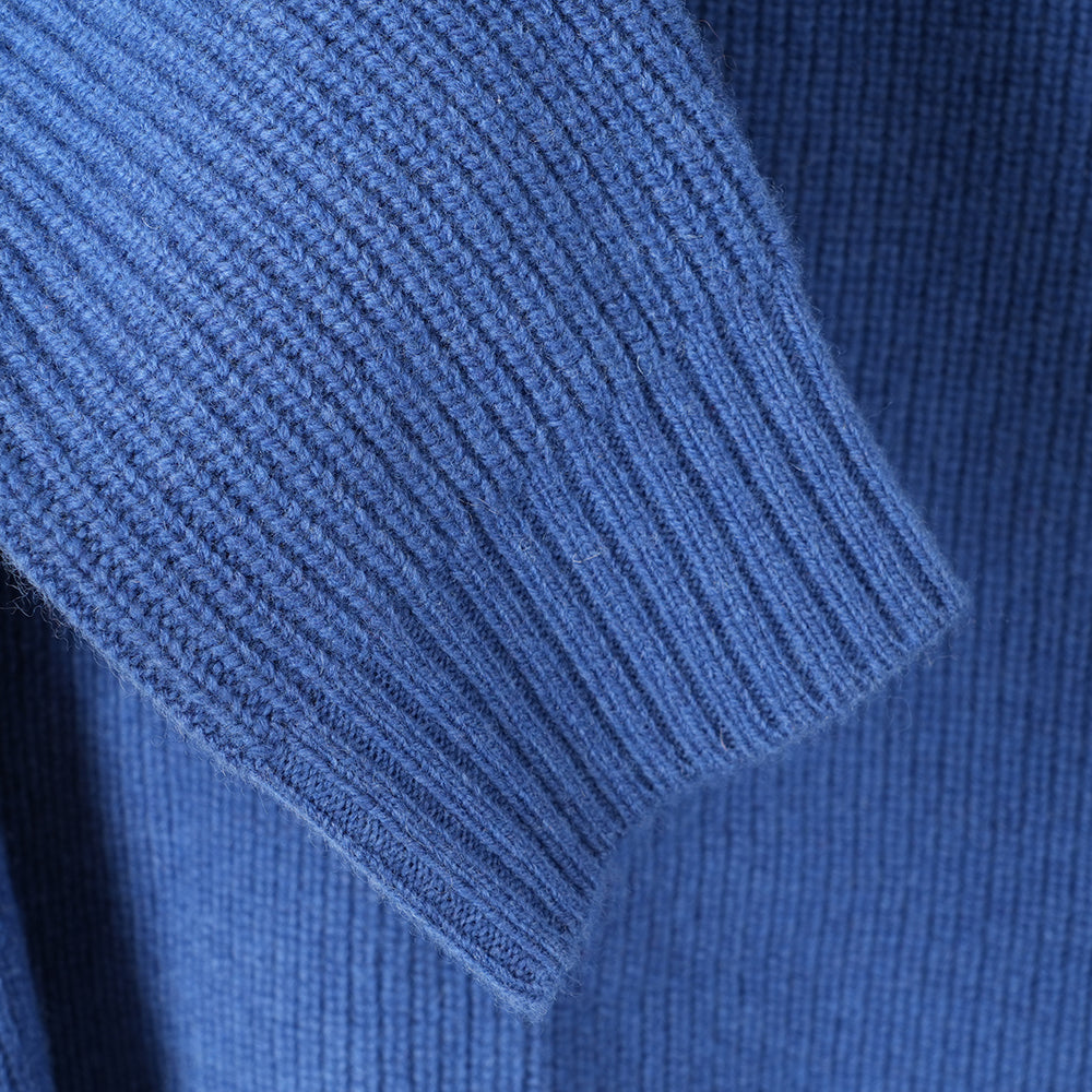 Herren Herdwick Merino Crew Sweater (Denim)
