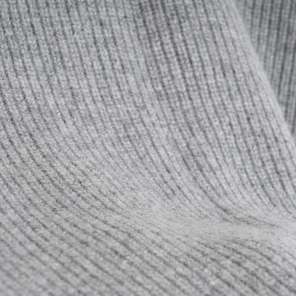 Pull col rond en mérinos Mens Herdwick (Heather)