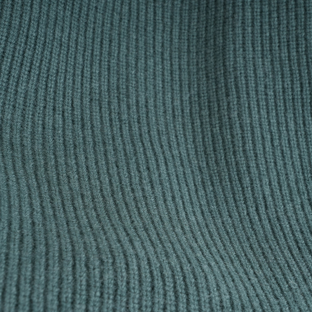 Herren Herdwick Merino Pullover mit Halbreißverschluss (Sea Green)
