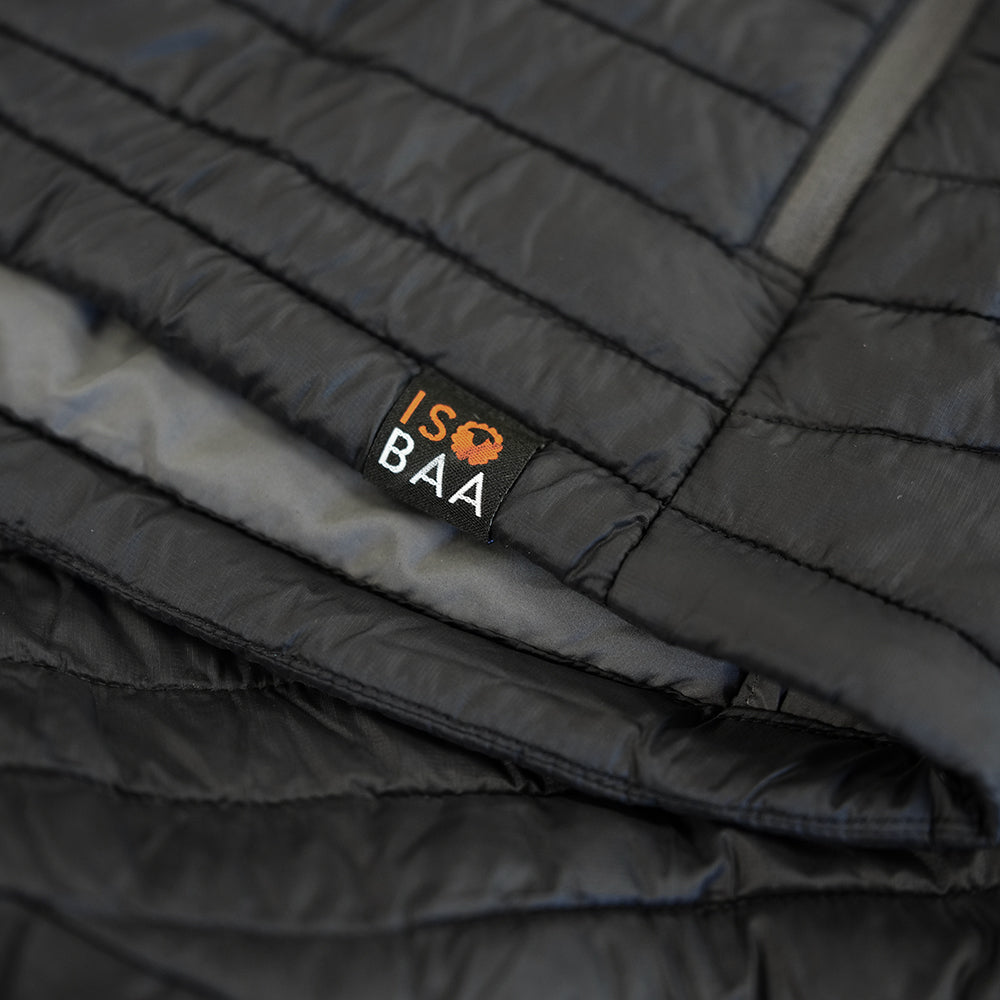 Isobaa Mens Merino Wool Insulated Jacket (Black/Smoke)