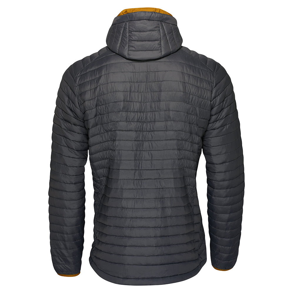 Isobaa Mens Merino Wool Insulated Jacket (Smoke/Mustard)